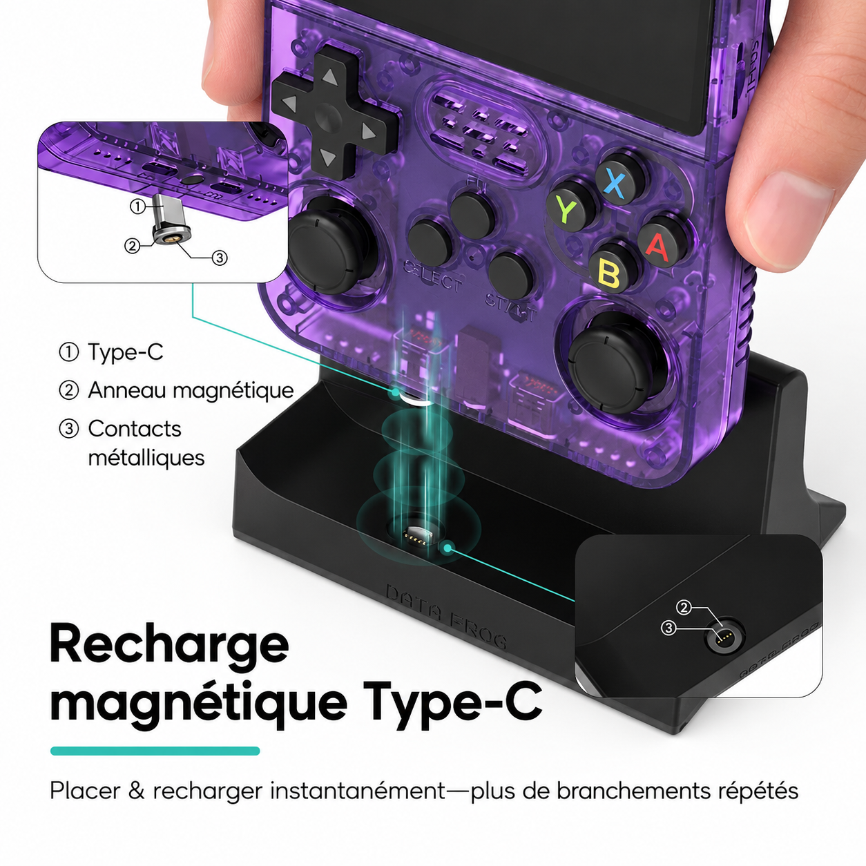 Station de charge magnétique